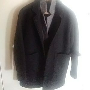 Kashion black and gray wool jacket size med